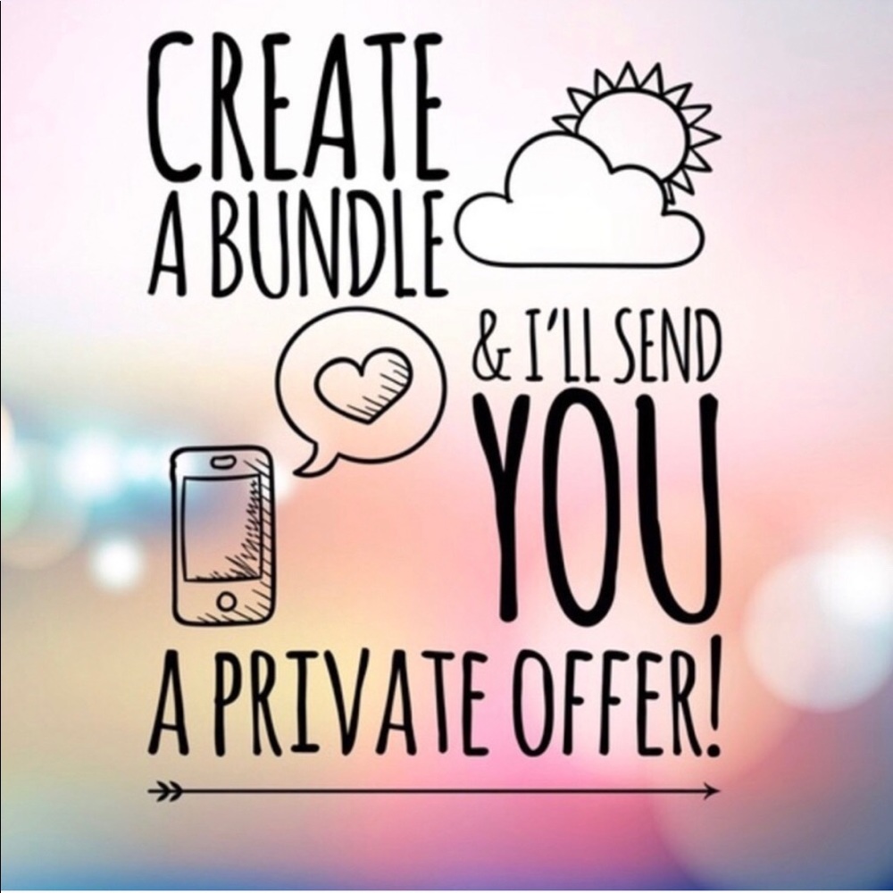 Create a bundle and I’ll make you an offer!